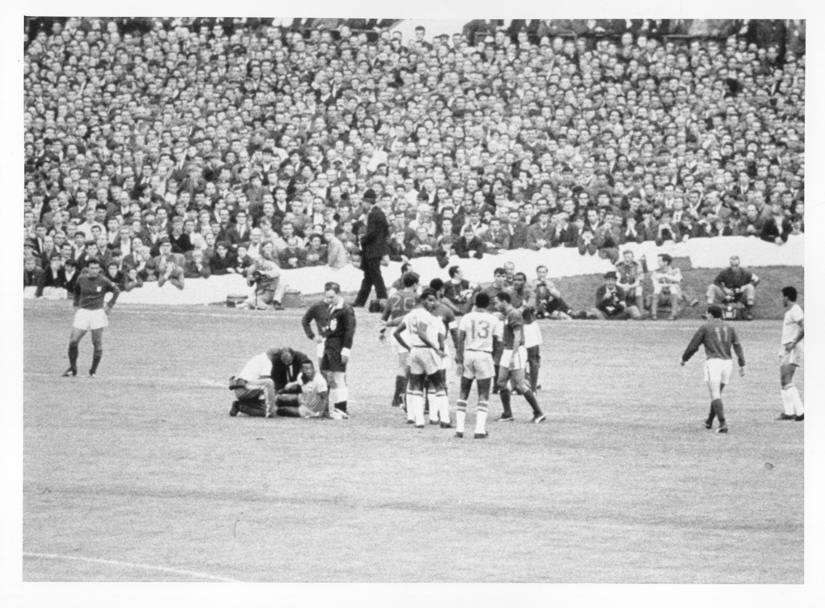 Mondiale amaro, quello del 1966. Il Brasile esce al primo turno, Pel segna un gol contro la Bulgaria, ma si infortuna. La coppa Rimet  vinta dall’Inghilterra (Presse Sports)